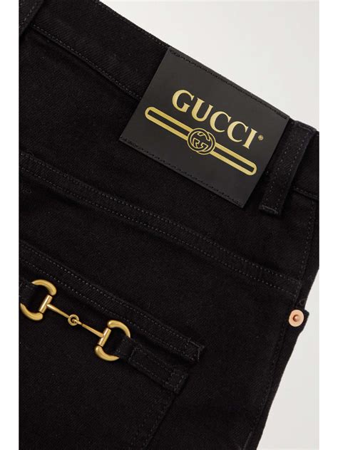 jeans gucci skinny uomo|gucci jeans net a porter.